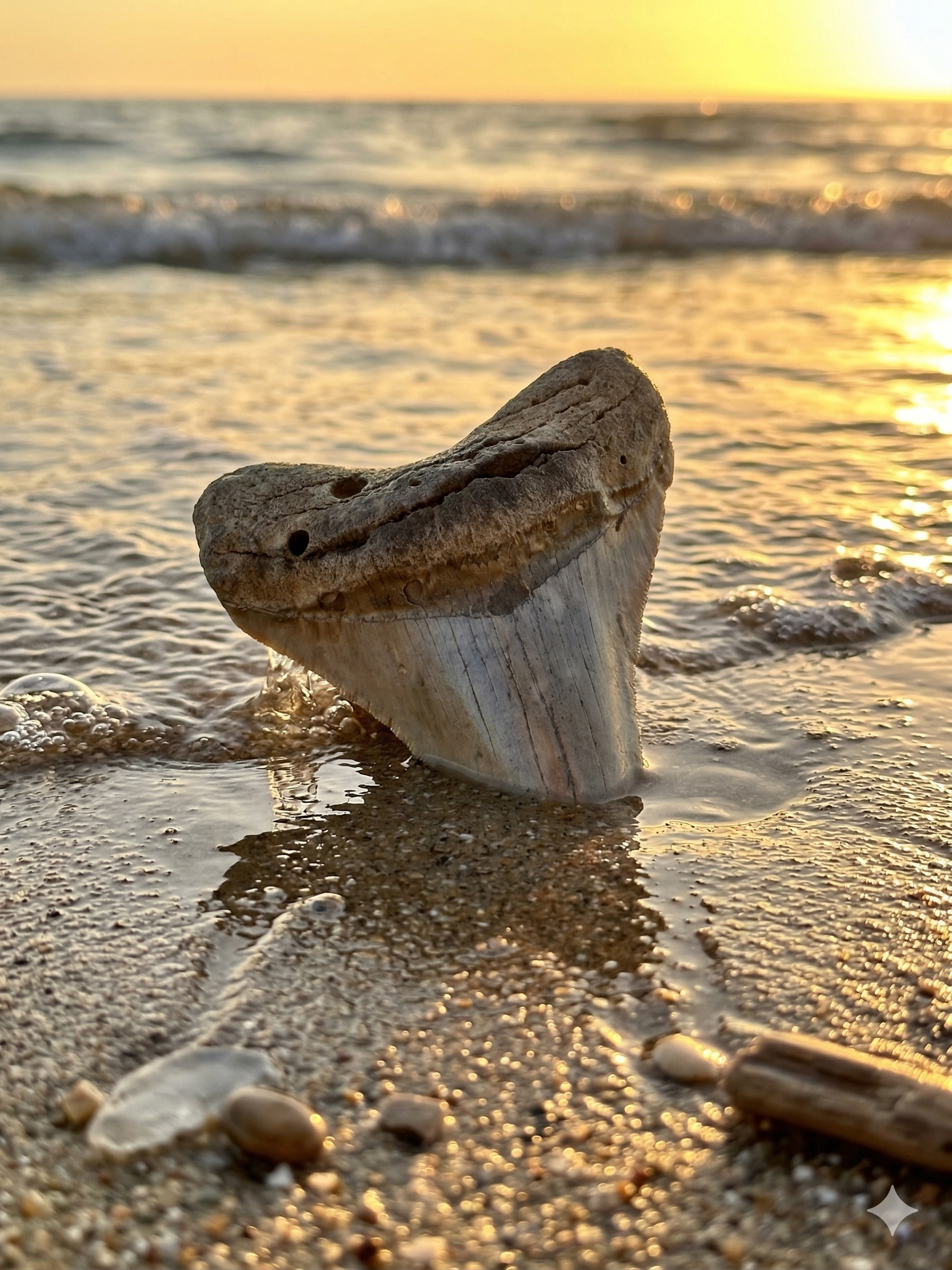 Fossil Megalodon Shark Tooth