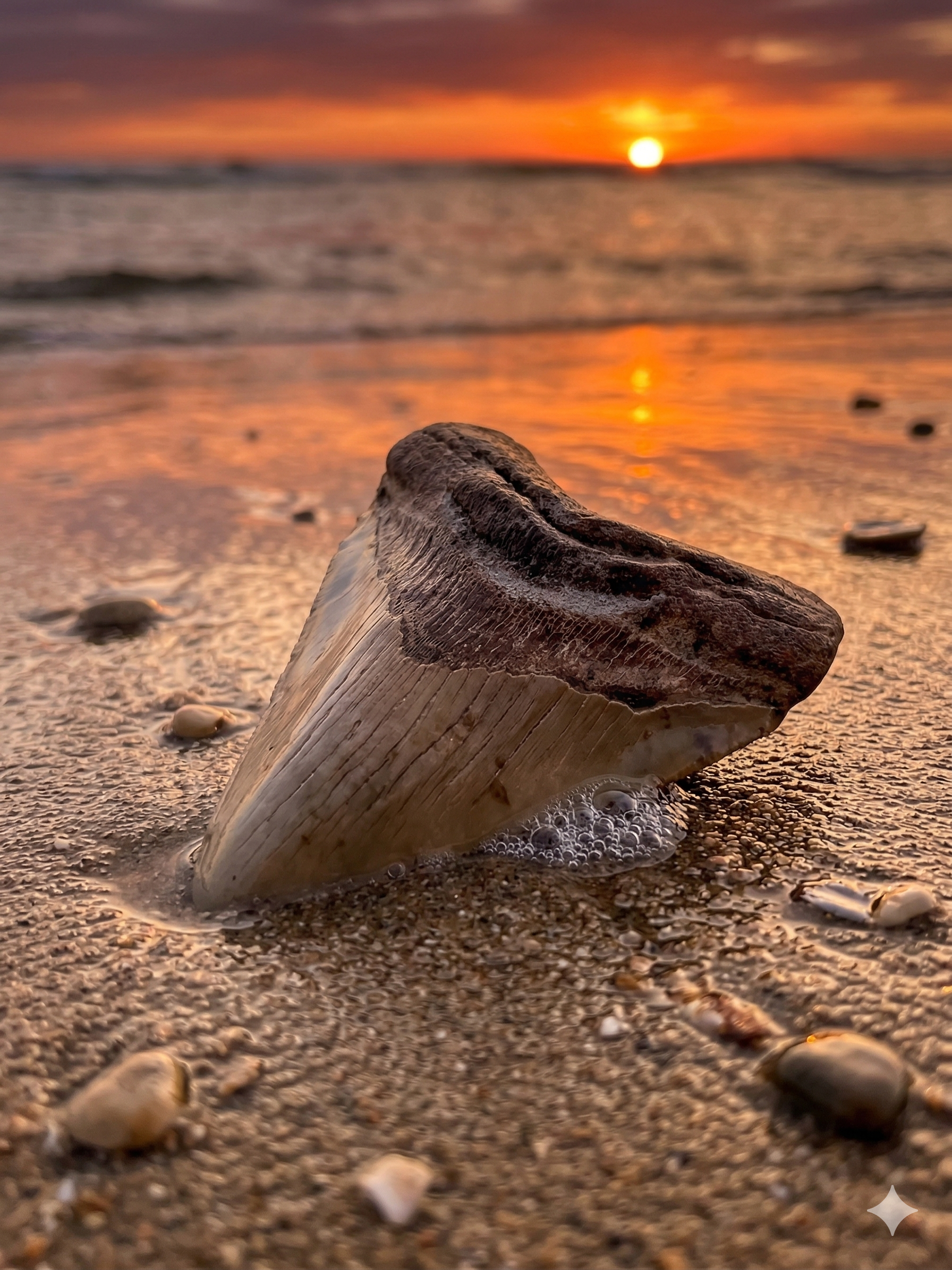 Fossil Megalodon Shark Tooth