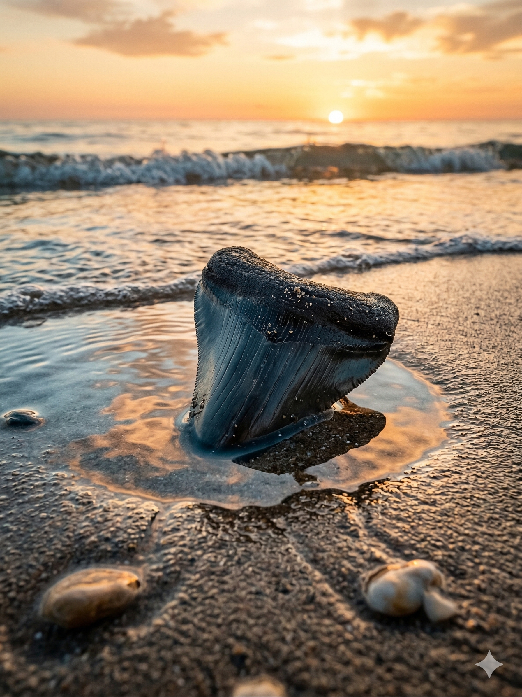 Fossil Megalodon Shark Tooth