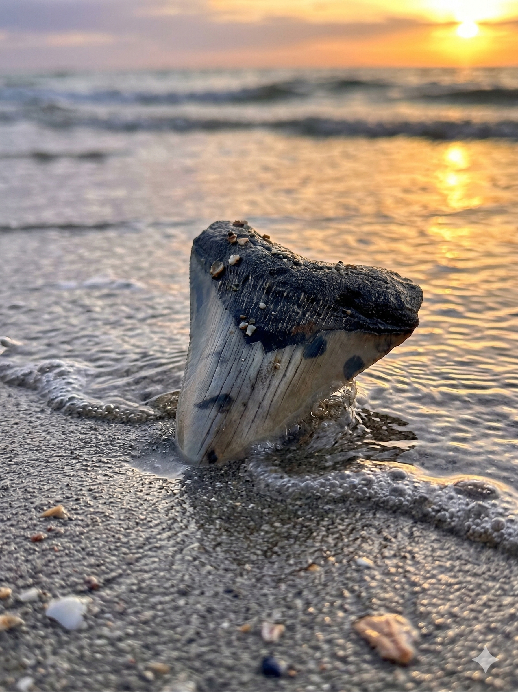 Fossil Megalodon Shark Tooth
