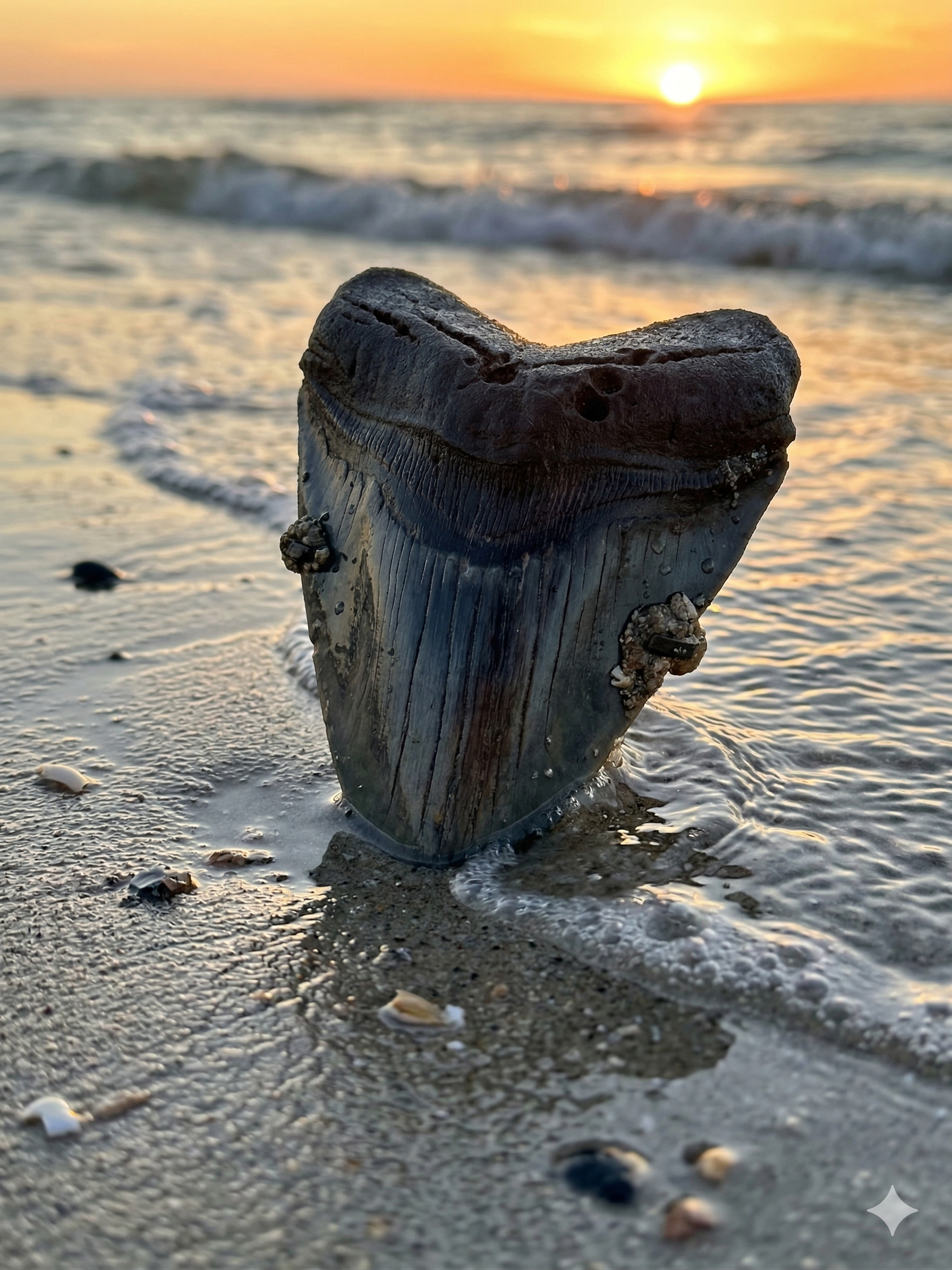 Fossil Megalodon Shark Tooth