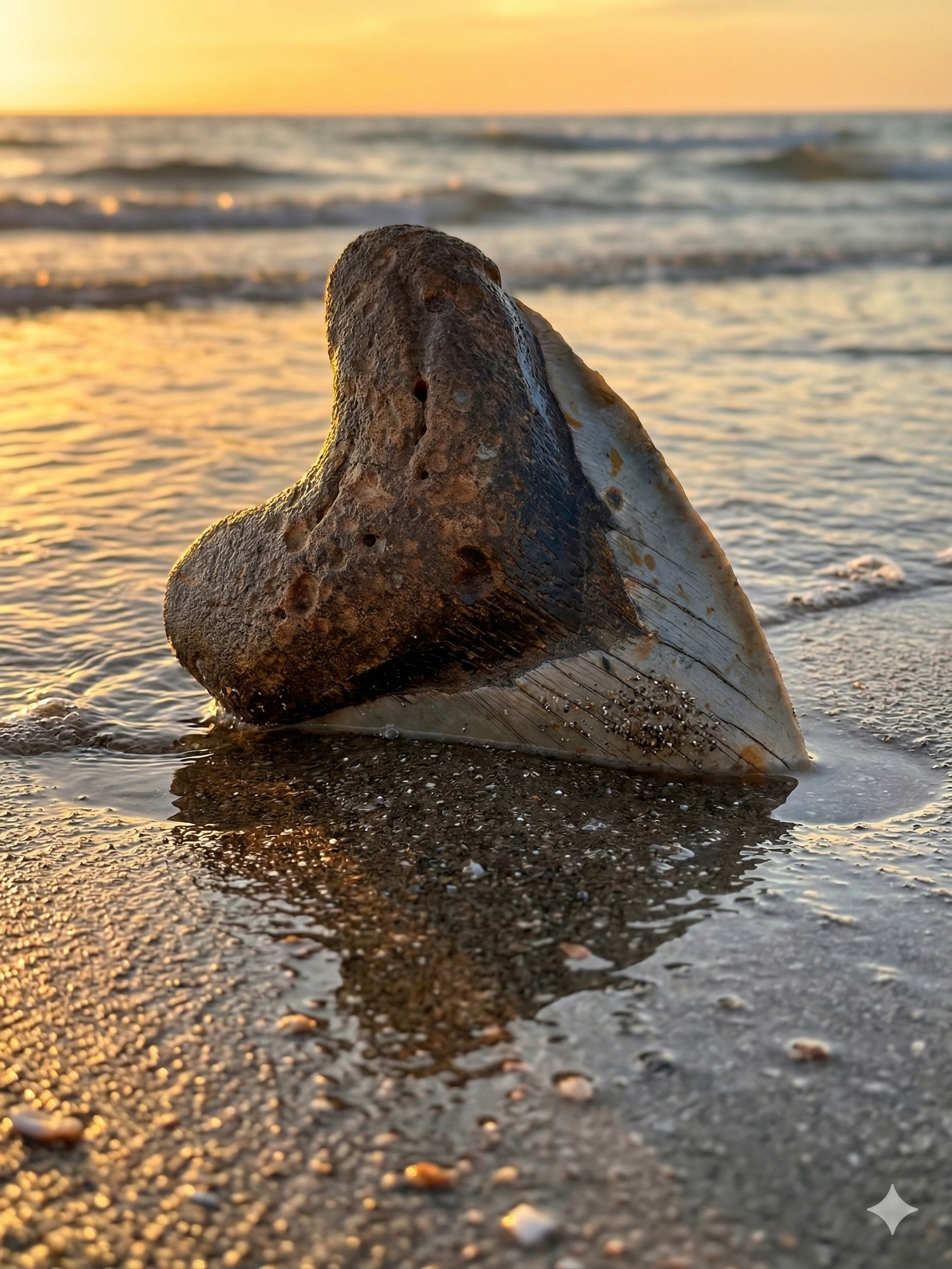 Fossil Megalodon Shark Tooth